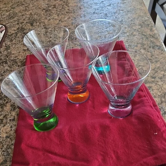 Dansk Vibrant Base Glass Set - Picture 1 of 10